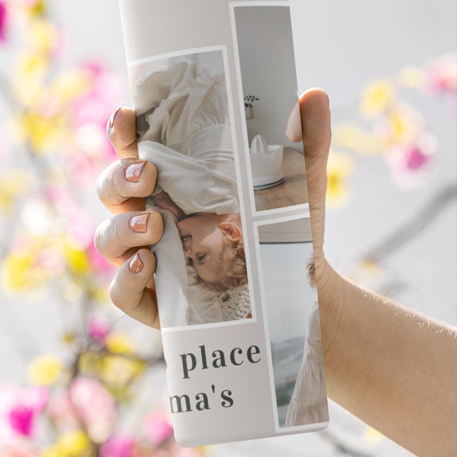 Collage Photo & Quote Best Grandma Gift Thermal Tumbler (Creator Uploaded)
