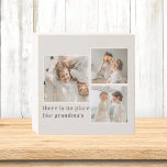 Collage Photo & Quote Best Grandma Gift Wooden Box Sign<br><div class="desc">A Collage Photo & Quote Best Grandma Gift is a thoughtful and personalized present for a beloved grandmother. This gift typically includes a collage of photos that feature the grandma, her children, grandchildren, and other loved ones. The photos are arranged in a creative and artistic manner, with different sizes and...</div>