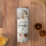 Collage Photo | We Love You Grandpa Gift  Thermal Tumbler<br><div class="desc">Collage Photo | We Love You Grandpa Gift</div>