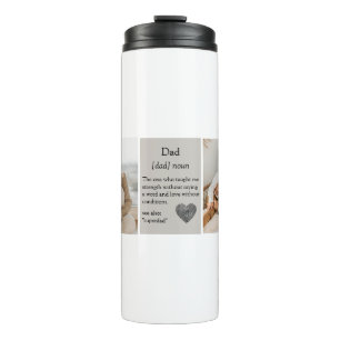 Collage Photos Best Gift for Dad Thermal Tumbler