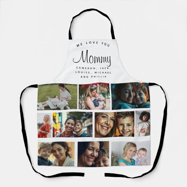 Collage Photos | "Mommy's Kitchen is Always Open Apron (Front)