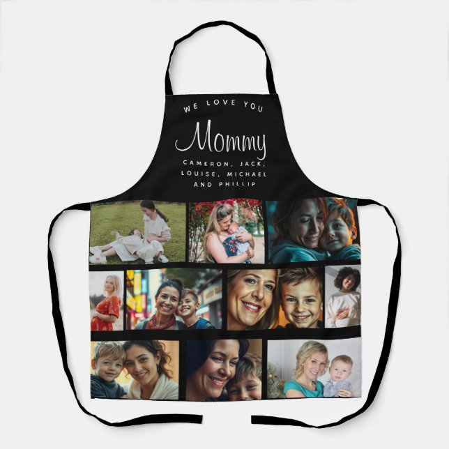 Collage Photos | "Mommy's Kitchen is Always Open Apron (Front)