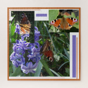 Collage Puzzle: Peacock Butterfly   Jigsaw Puzzle