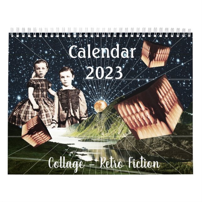 Collage - Retro Fiction Calendar (Cover)