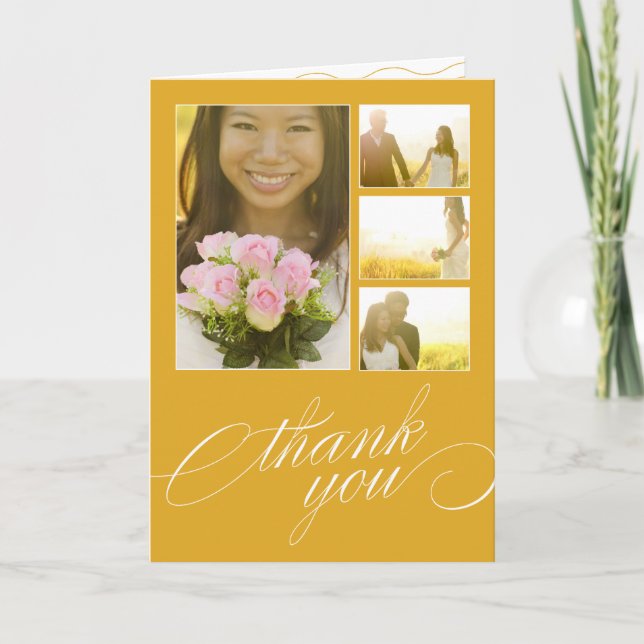 COLLAGE SCRIPTE | CARTE DE REMERCIEMENTS DE MARIAG (Devant)