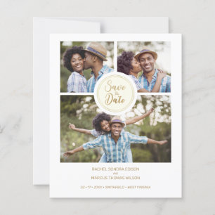 Collage Trendy 3 Photos Instant Engagement Session