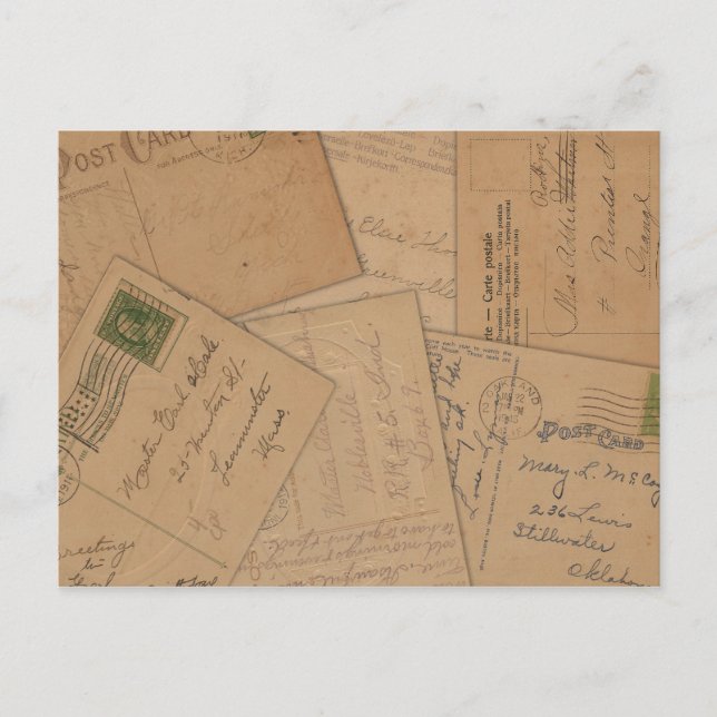 Collage vintage par carte postale (Devant)
