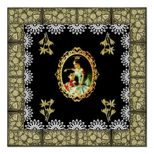 collage vintage poster