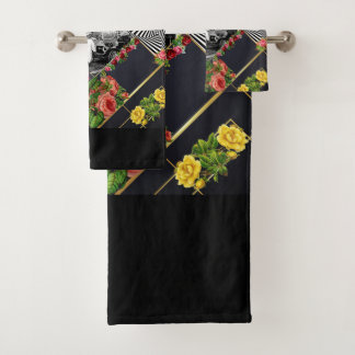 Collage vintage Retro avec dentelle et fleurs