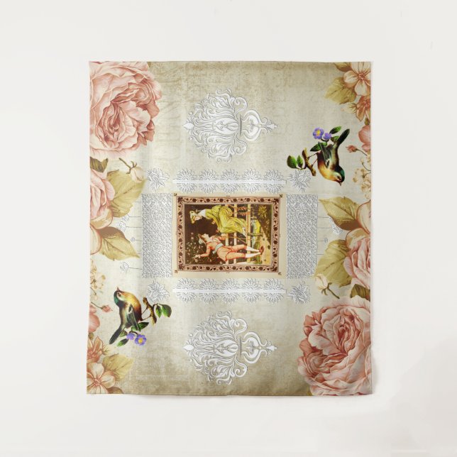 collage vintage tapestry (Front)