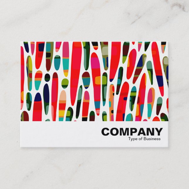 Collaged Colour Splash 150222 Business Card (Front)
