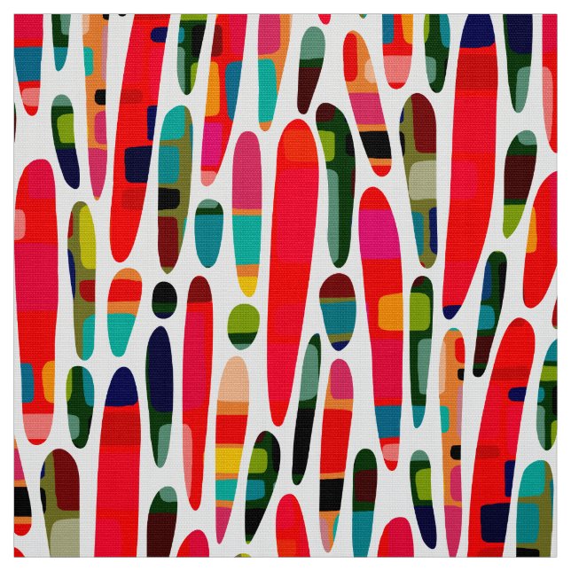 Collaged Colour Splash 150222 Fabric (Swatch)