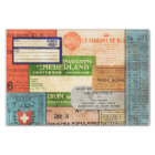 Collaged Tissue Paper