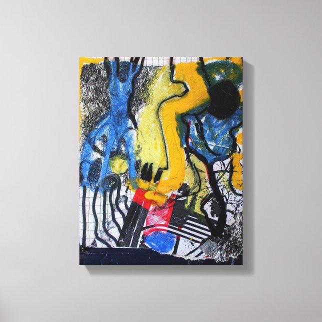 Collages Bruyants Artist&#x27;s Book 16th page Canvas (Front)