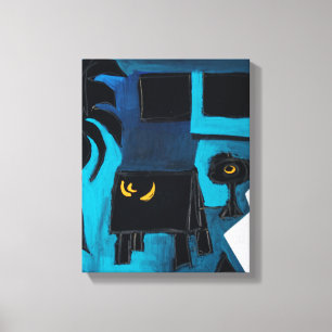 Collages Bruyants Artist's Book Blue Room Canvas