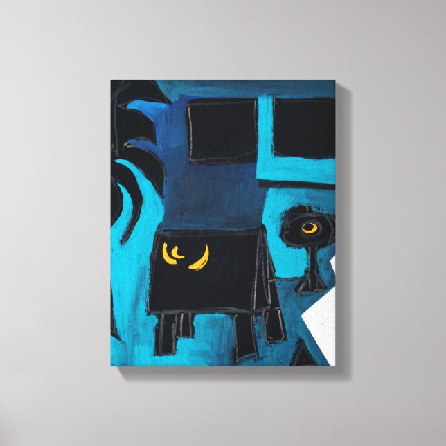 Collages Bruyants Artist's Book Blue Room Canvas (Front)