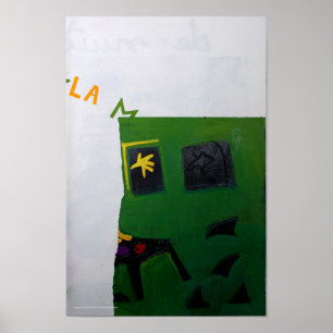 Collages Bruyants Artist's Book Green Room 2 P Poster