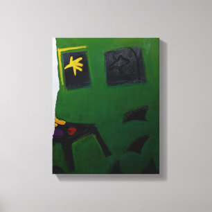 Collages Bruyants Artist's Book Green Room part2 P Canvas Print