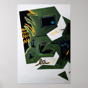 Collages Bruyants Artist's Book Odd Sad Christmas Poster