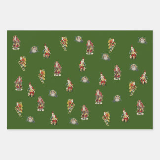 Collages de Noël Envelopper les feuilles de papier