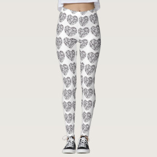 Collants à coeur mignon