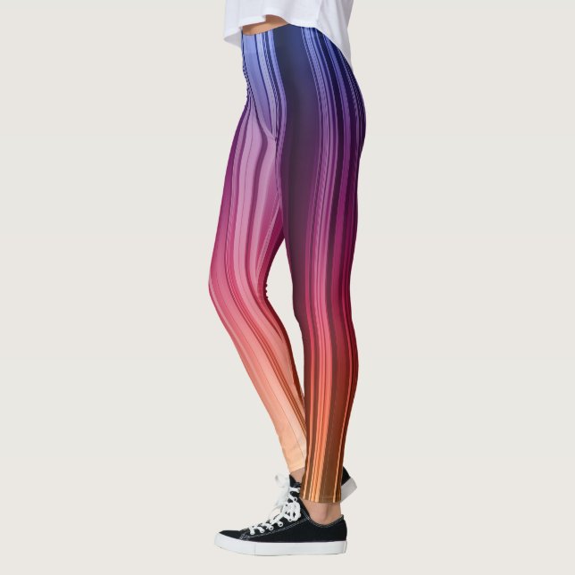 Collants à dégradé rayé (Gauche)
