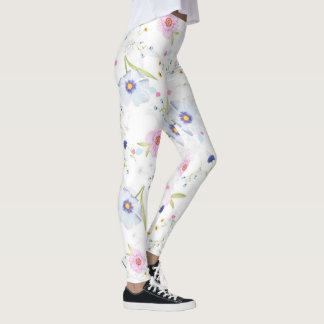 Collants à motif floral