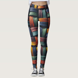 Collants à motif tissé