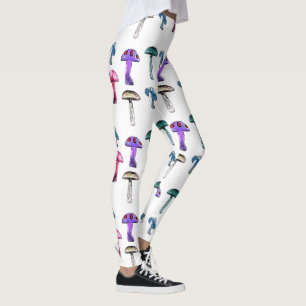 Collants blancs champignon magique