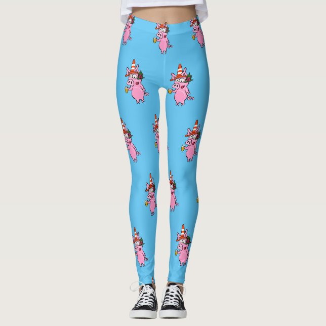Collants Cochons Ivres (Devant)