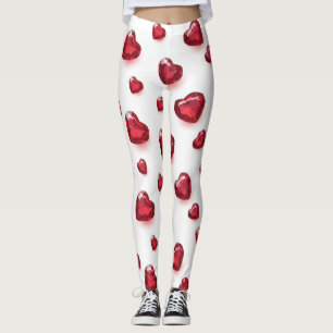 Collants cœur orné de joyaux
