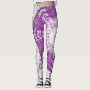 Collants d'art fractal gris rose