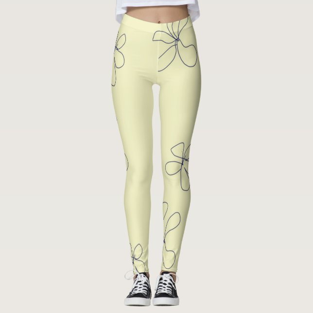 collants fleur jaune (Devant)