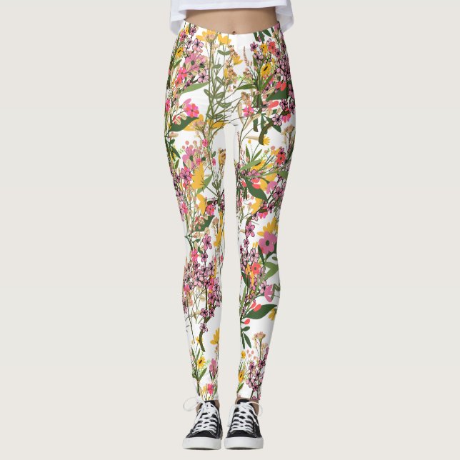 Collants Fleur Sauvage (Devant)