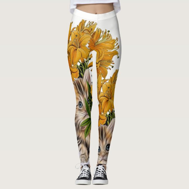 Collants Floraux pour Chatons (Devant)
