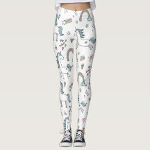 Collants Licorne Arc-en-ciel Athleisure