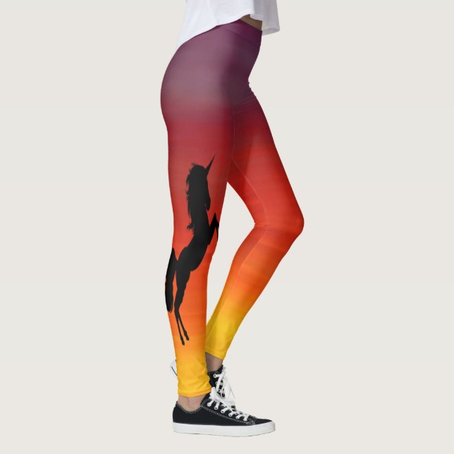 Collants Licorne Coucher de soleil (Droite)