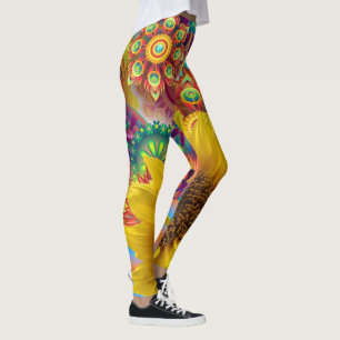 Collants Long Floral