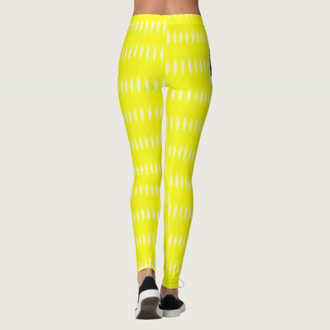 Collants longs jaune et blanc (Dos)