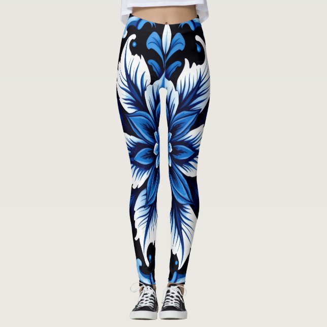 collants mandala saphir (Devant)