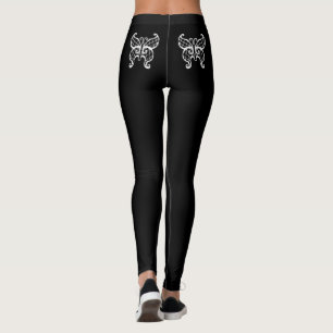 Collants papillon en dentelle