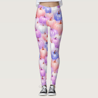 Collants Pastel Halloween Pumpkin Sparkle