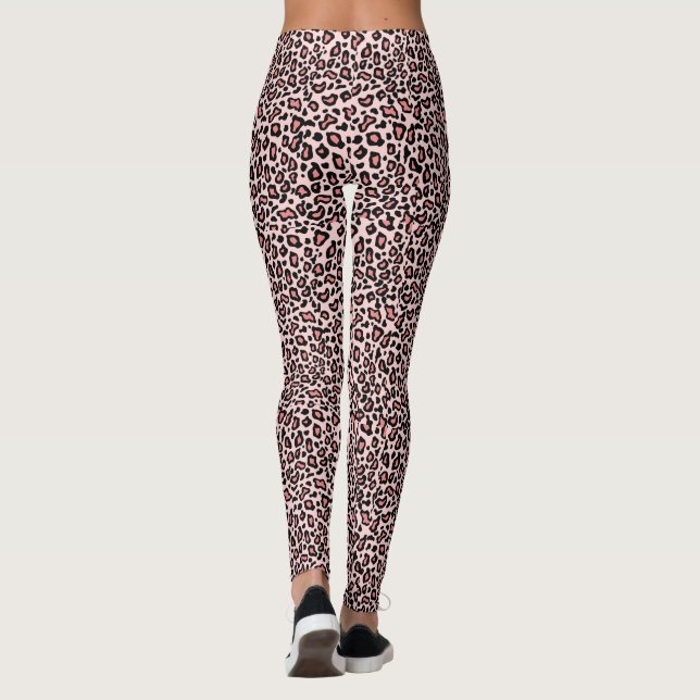 Collants rose léopard (Dos)
