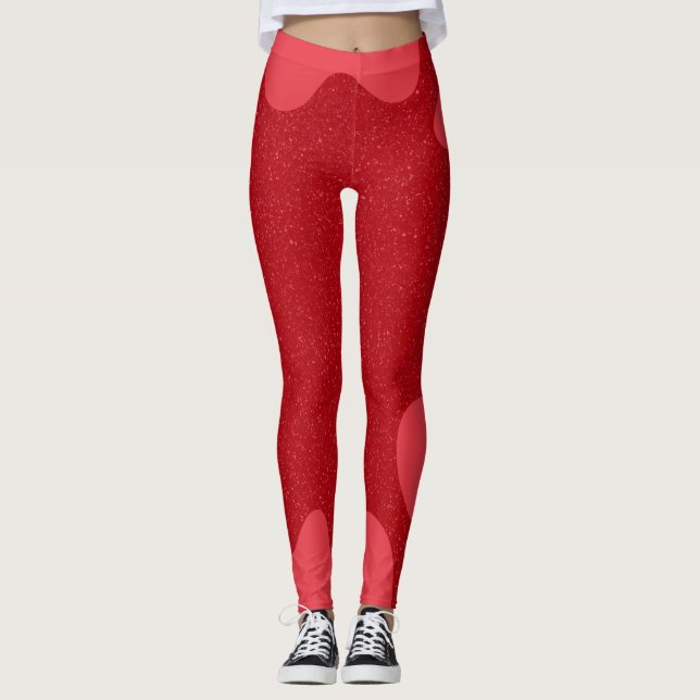 Collants rouges tomate biologiques – Conception pe (Devant)