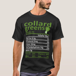 Collard Greens Nutrition Food Thanksgiving Costume T-Shirt