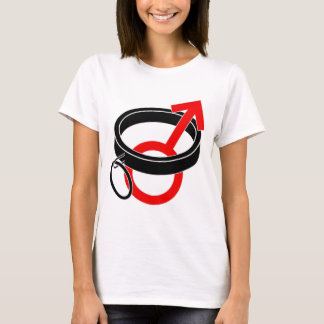 Collared male symbol. T-Shirt