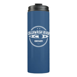Collawash River Oregon Kayaking Thermal Tumbler