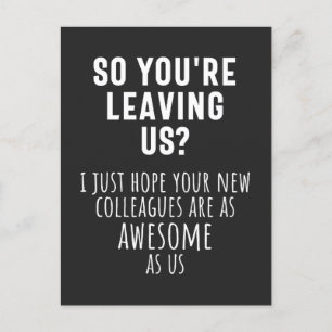 colleague farewell, retirement, coworker, goodbye, holiday postcard