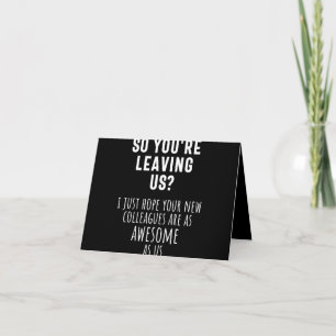 colleague farewell, retirement, coworker, goodbye, note card