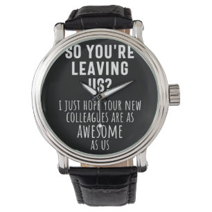 colleague farewell, retirement, coworker, goodbye, watch